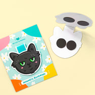 Black Cat ~ Magnetic Bookmark