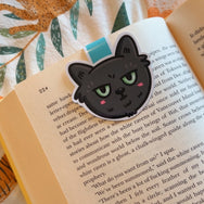 Black Cat ~ Magnetic Bookmark