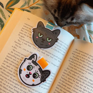 Black Cat ~ Magnetic Bookmark