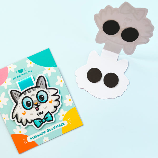 Lynx Point Cat ~ Magnetic Bookmark