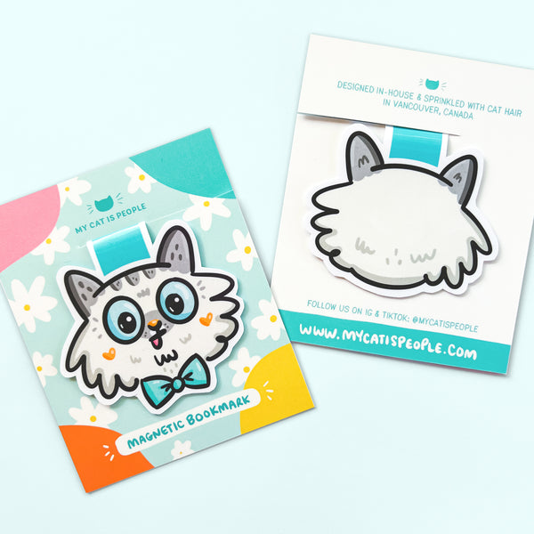 Lynx Point Cat ~ Magnetic Bookmark