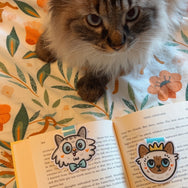Lynx Point Cat ~ Magnetic Bookmark