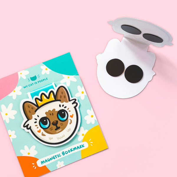 Seal Point Cat ~ Magnetic Bookmark