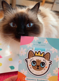 Seal Point Cat ~ Magnetic Bookmark
