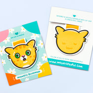Orange Cat ~ Magnetic Bookmark