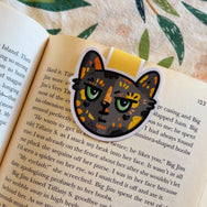 Tortie Cat ~ Magnetic Bookmark