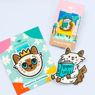Books + Chill ~ Vinyl Sticker