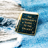 The Introvert's Guide To The Galaxy ~ Enamel Pin