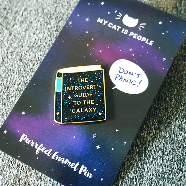 The Introvert's Guide To The Galaxy ~ Enamel Pin